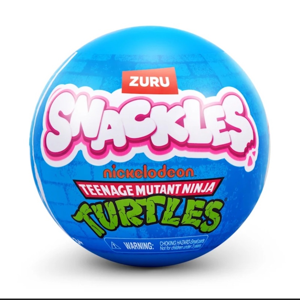 ZURU SNACKLES 5” Teenage Mutant Ninja Turtles Plush Mystery Toy Capsule